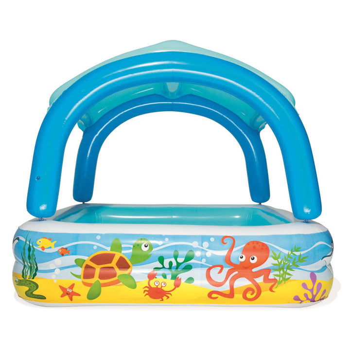 Bestway Piscină De Joacă & Baldachin, Albastru, , 52192
