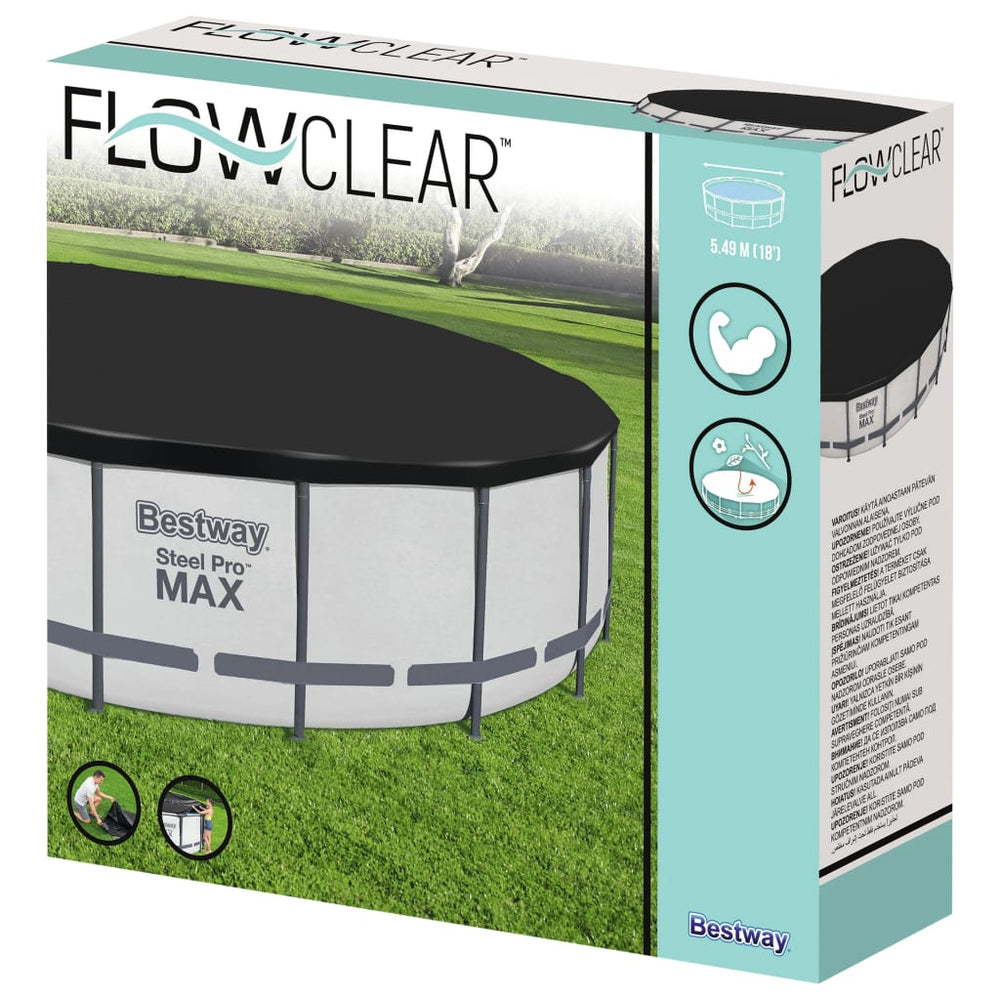 Bestway Prelată De Piscină Fast Set Flowclear, 555 Cm