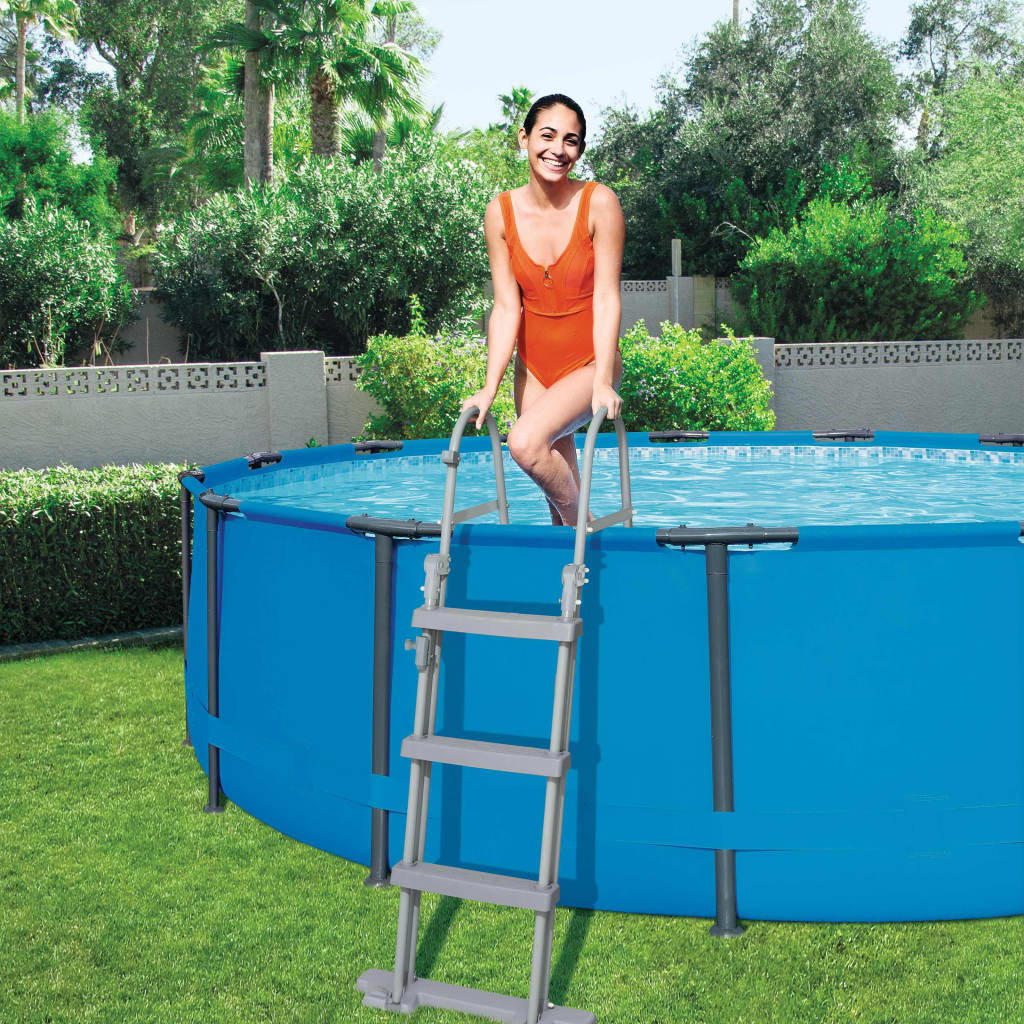 Bestway Scară De Siguranță Piscină Cu 4 Trepte Flowclear , 58331