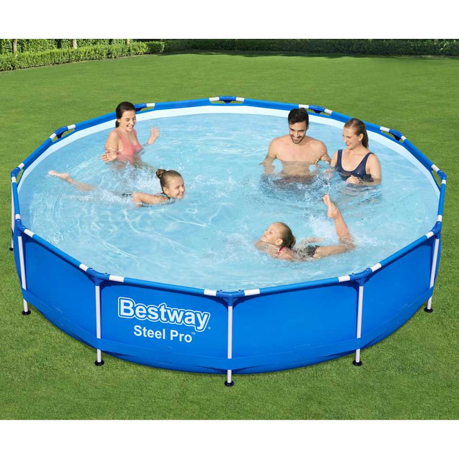 Bestway Piscină Cu Cadru Steel Pro, 366 X 76 Cm