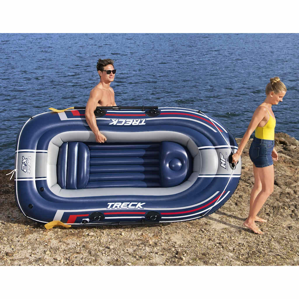 Bestway Set Barcă Gonflabilă Hydro-Force Treck X2, 255X127 Cm