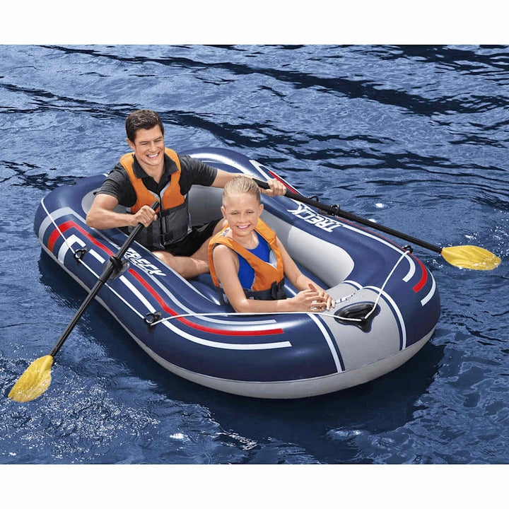 Bestway Barcă Gonflabilă Hydro-Force Cu Pompă Și Vâsle Albastru