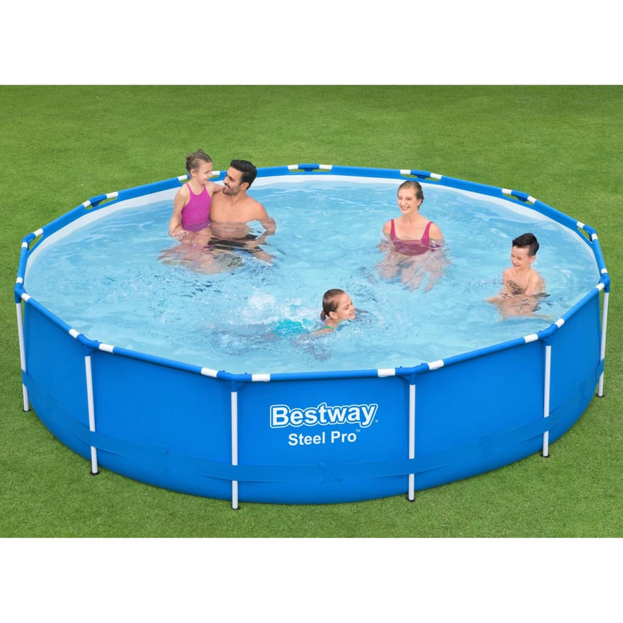 Bestway Piscină Cu Cadru Steel Pro, 396X84 Cm