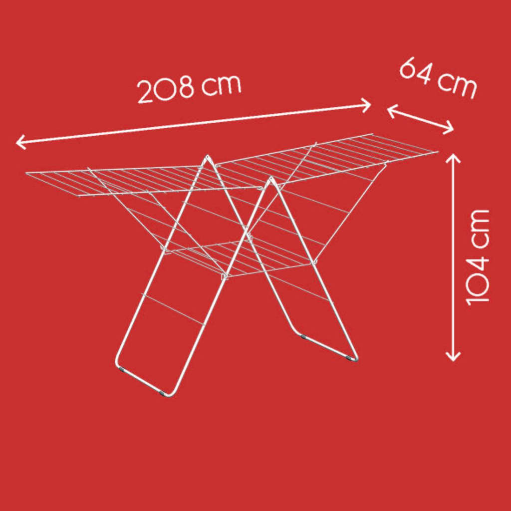 Metaltex Uscător De Rufe Cu Aripi &quot;Amsterdam&quot;, 32 M