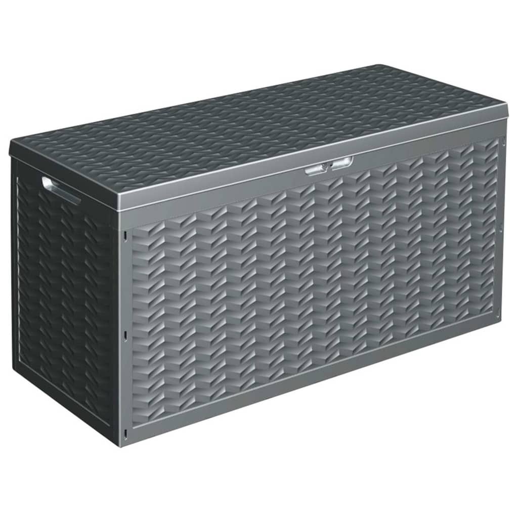 Progarden Ladă De Depozitare Pentru Grădină Cu Mâner, Gri, 300 L