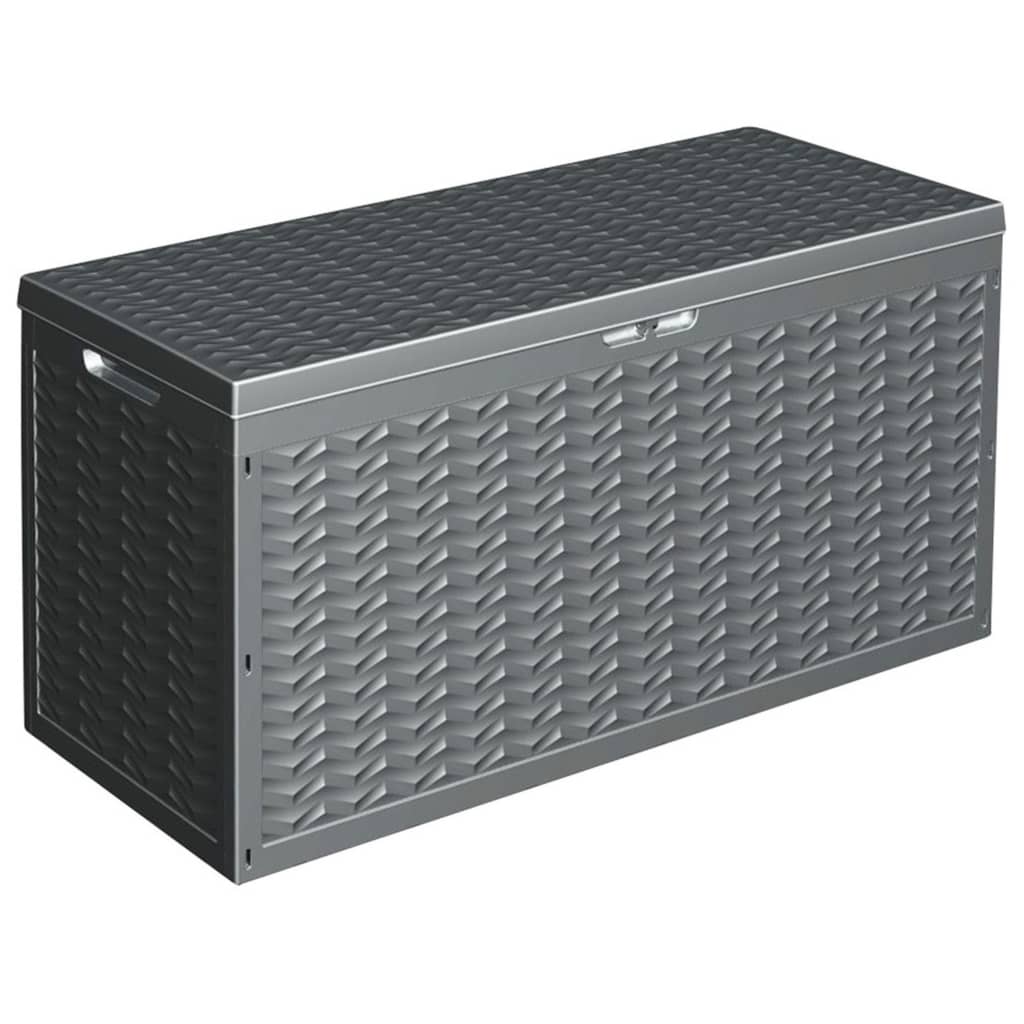 Progarden Ladă De Depozitare Pentru Grădină Cu Mâner, Gri, 300 L