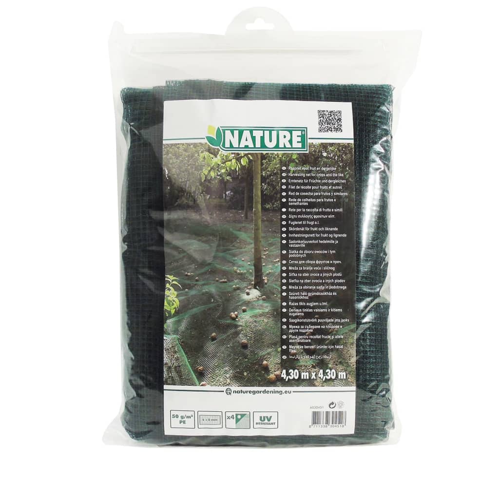 Nature Plasă De Colectare Fructe Și Frunze, 4,3 X 4,3 M, 6030451
