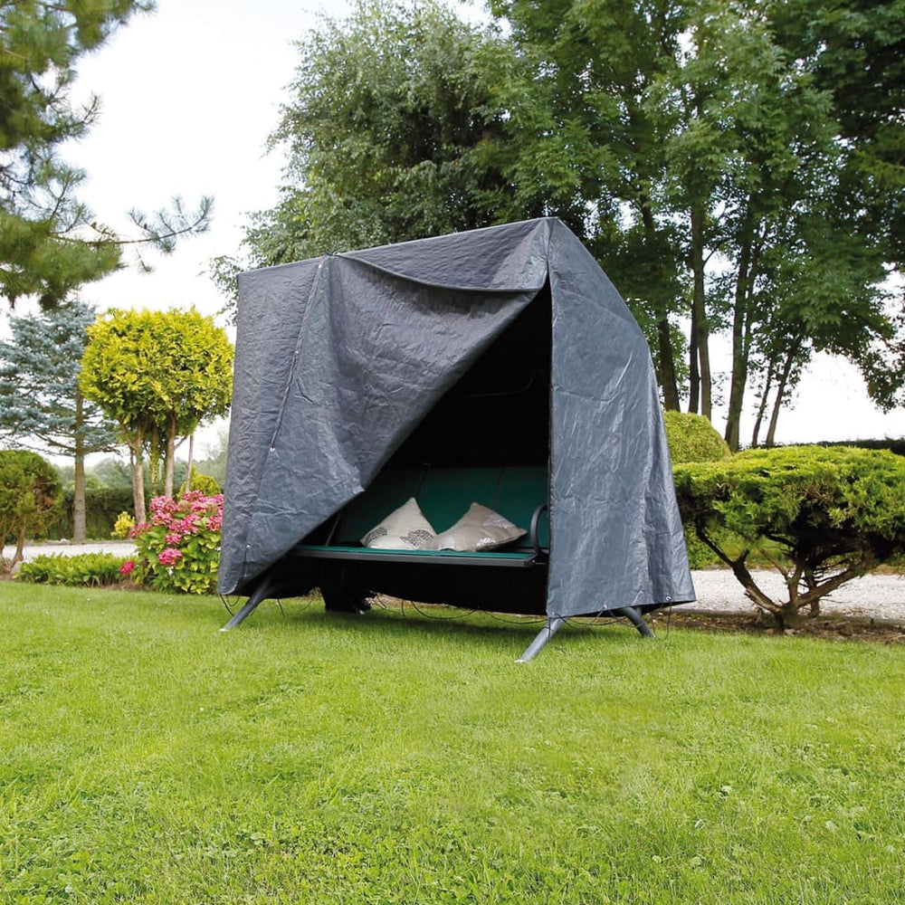 Nature Husă Mobilier De Grădină Pentru Leagăne Verandă, 255X170X143 Cm