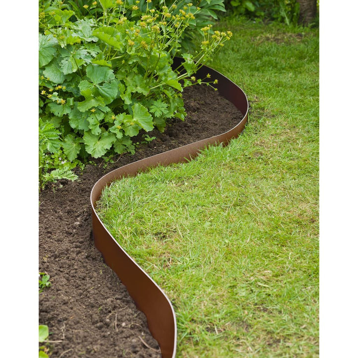 Nature Bordură De Grădină, Cărămiziu, 0,15X10 M
