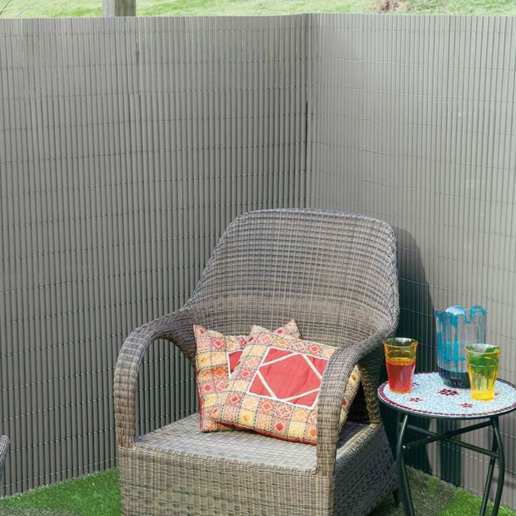 Nature Paravan De Grădină Cu Două Fețe, , 1,5 X 3 M, Pvc