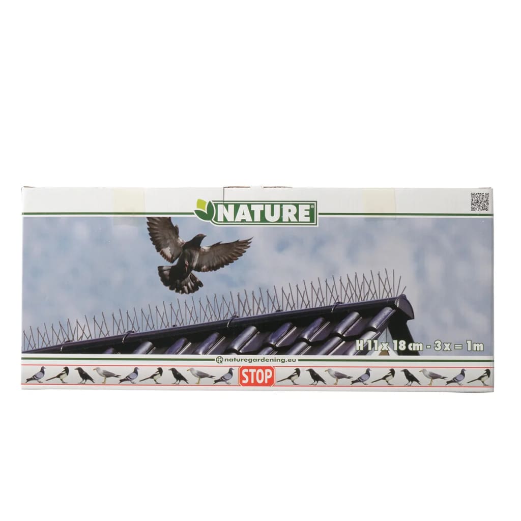Nature Țepi Împotriva Păsărilor, 3 Buc. 32 X 11 X 18 Cm, 6060160