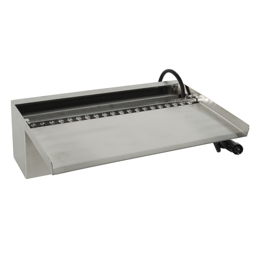 Ubbink Cascadă Niagara, , Cu Led, Argintiu, 1312125