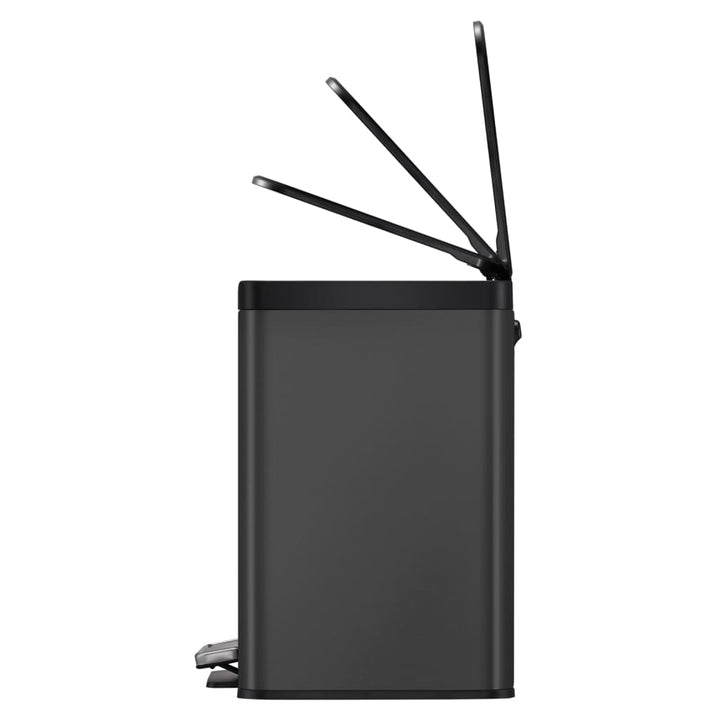 Eko Coș De Gunoi Cu Pedală Essential, Negru, 20+9 L