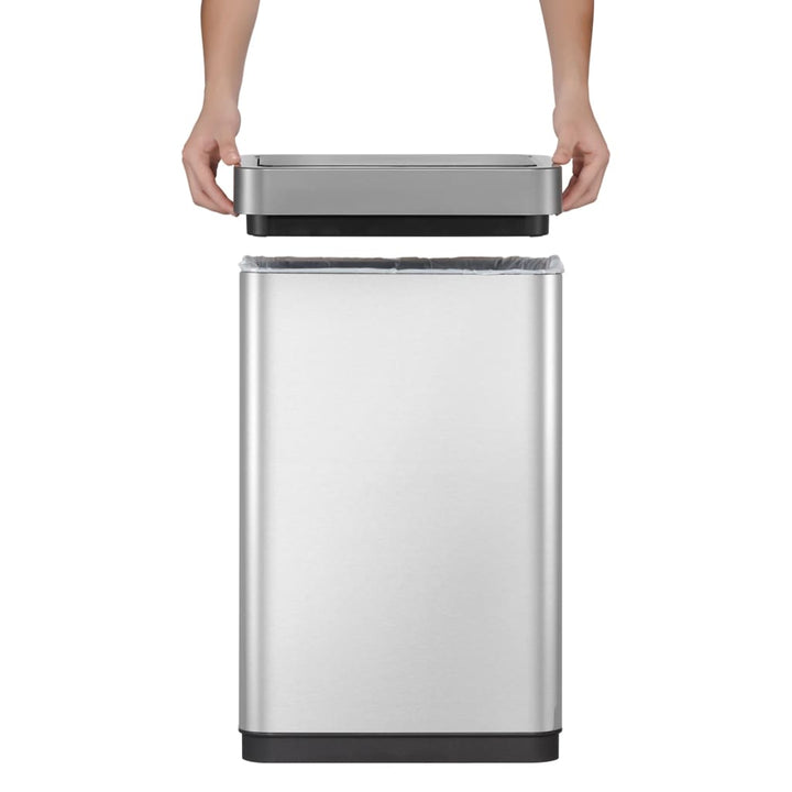 Eko Coș De Gunoi Cu Senzor Mirage X, 80 L, Argintiu Mat