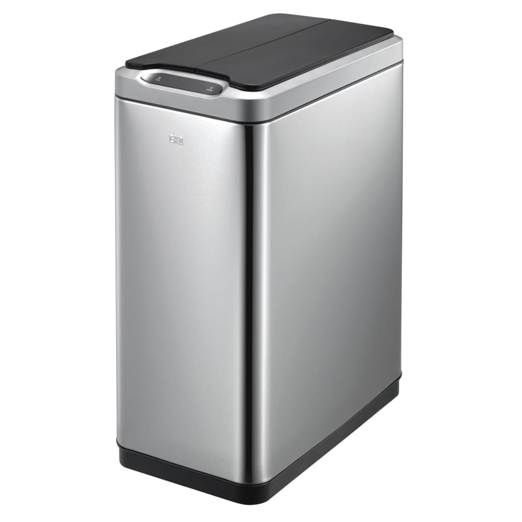 Eko Coș De Gunoi Cu Senzor &quot;Phantom&quot;, Argintiu Mat, 2X20 L