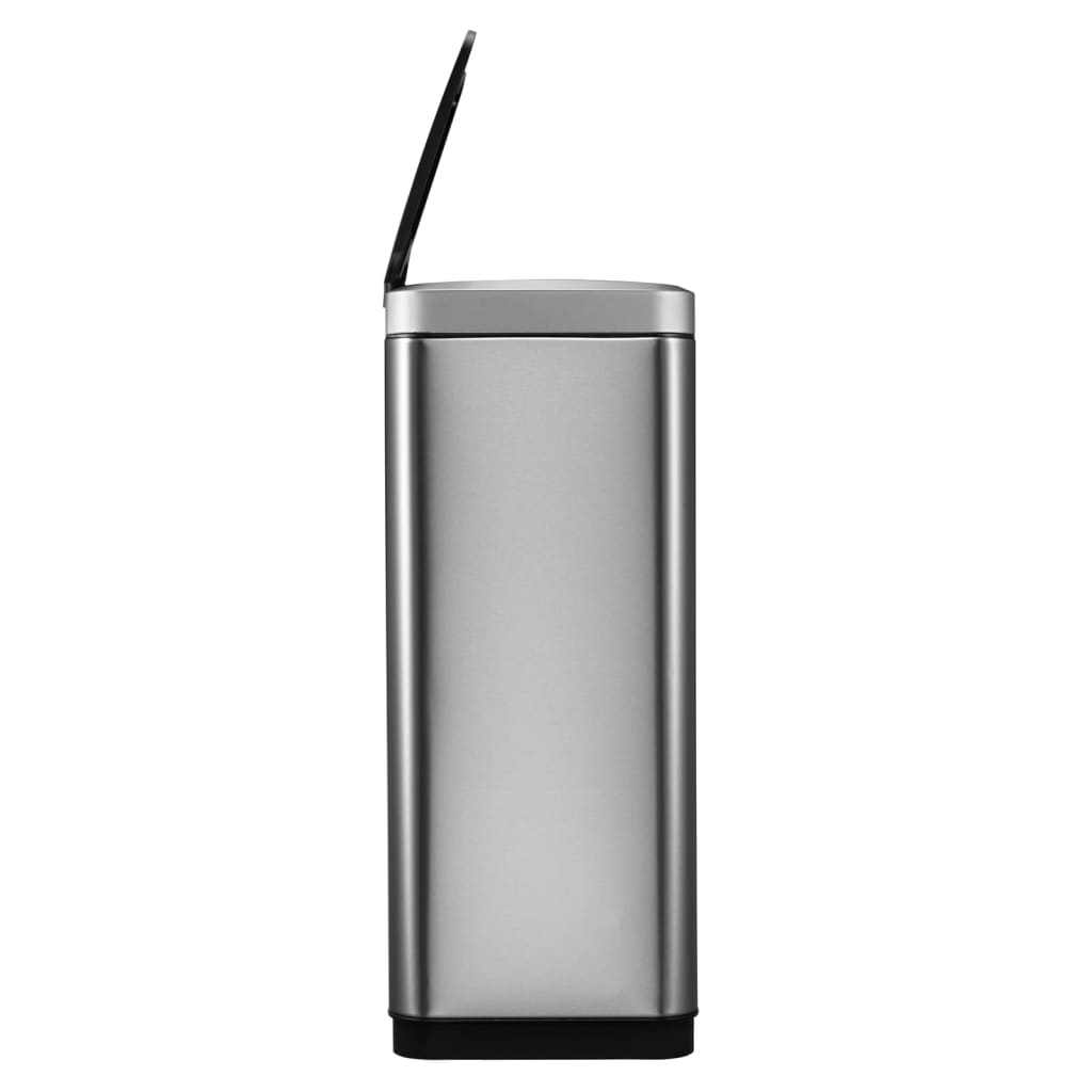Eko Coș De Gunoi Cu Senzor „Mirage”, 2X20 L, Argintiu Mat