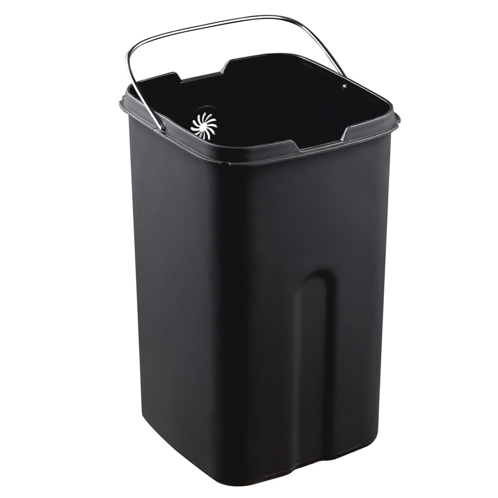 Eko Coș De Gunoi Deschis Laguna, Argintiu Mat, 35 L