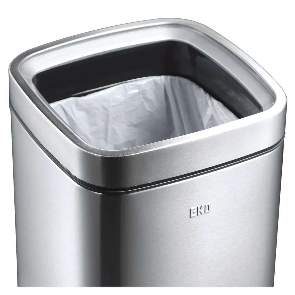 Eko Coș De Gunoi Deschis Laguna, Argintiu Mat, 35 L