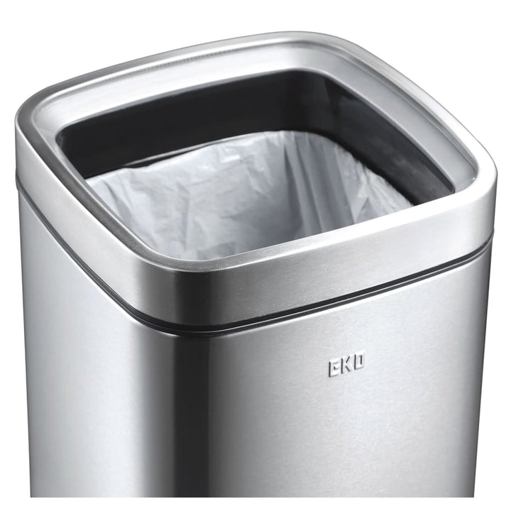 Eko Coș De Gunoi Deschis Laguna, Argintiu Mat, 35 L