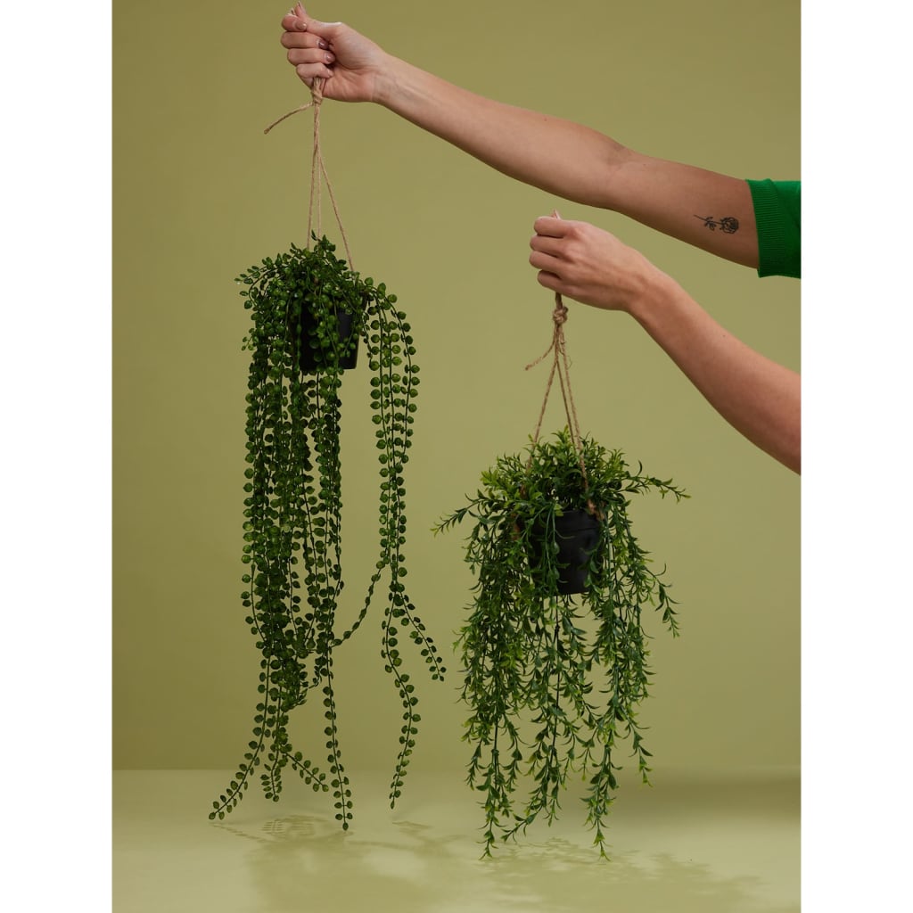 Emerald Tufă Suspendată De Artificial În Ghiveci, 50 Cm
