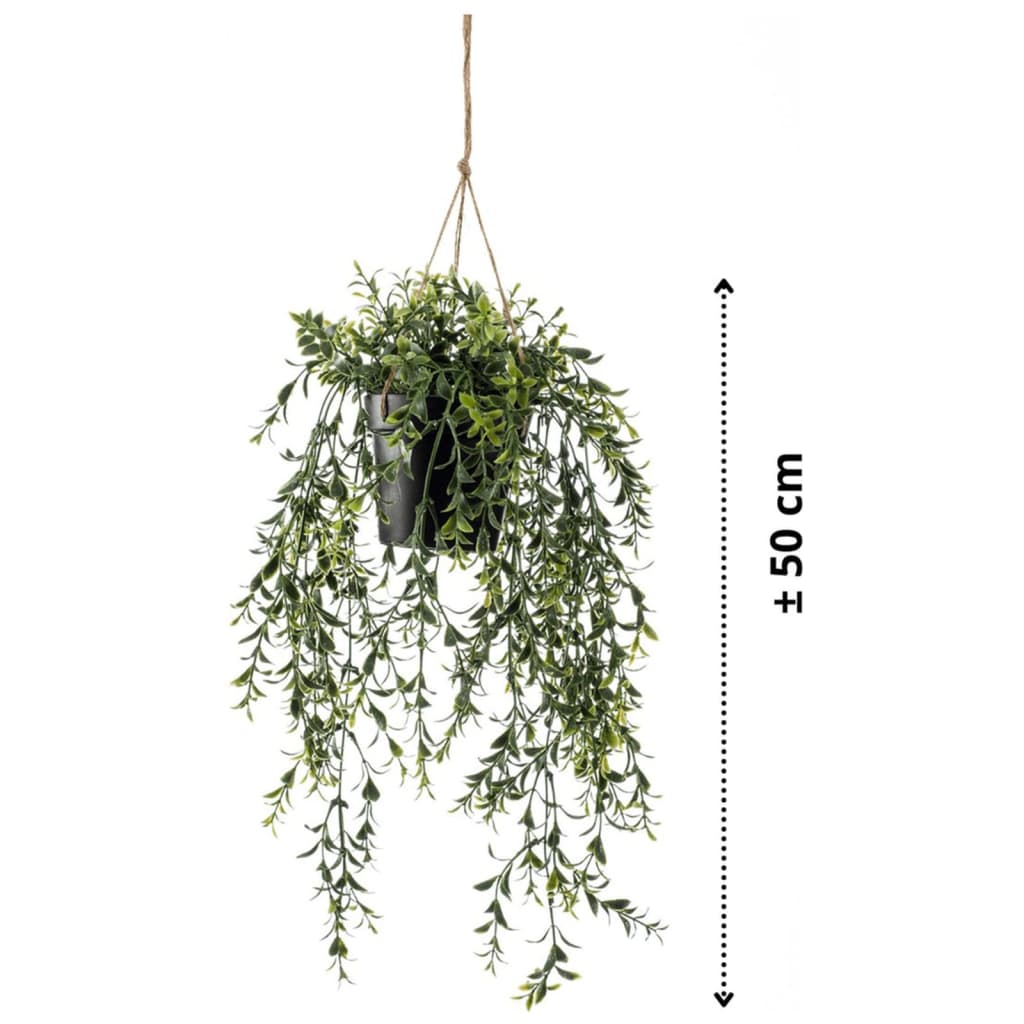 Emerald Tufă Suspendată De Artificial În Ghiveci, 50 Cm
