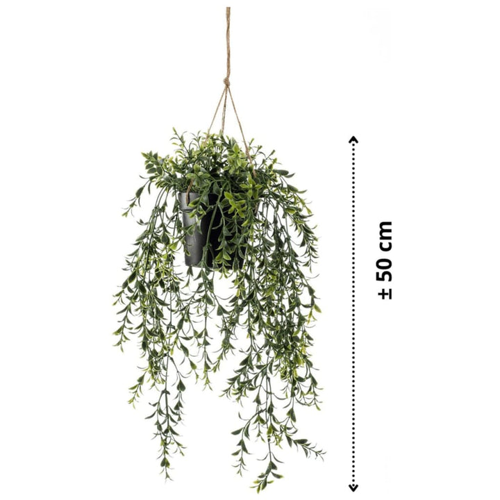 Emerald Tufă Suspendată De Artificial În Ghiveci, 50 Cm