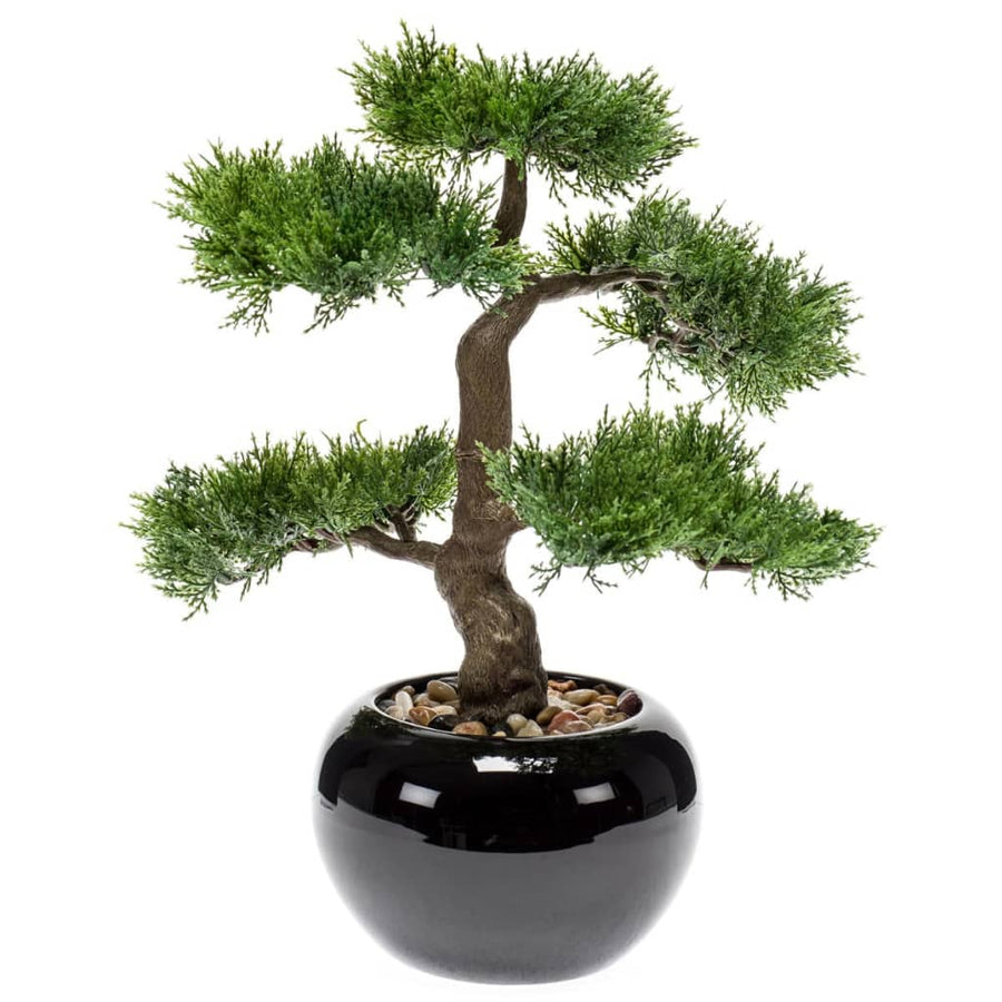 Emerald Cedru Artificial Bonsai, Verde, 420003