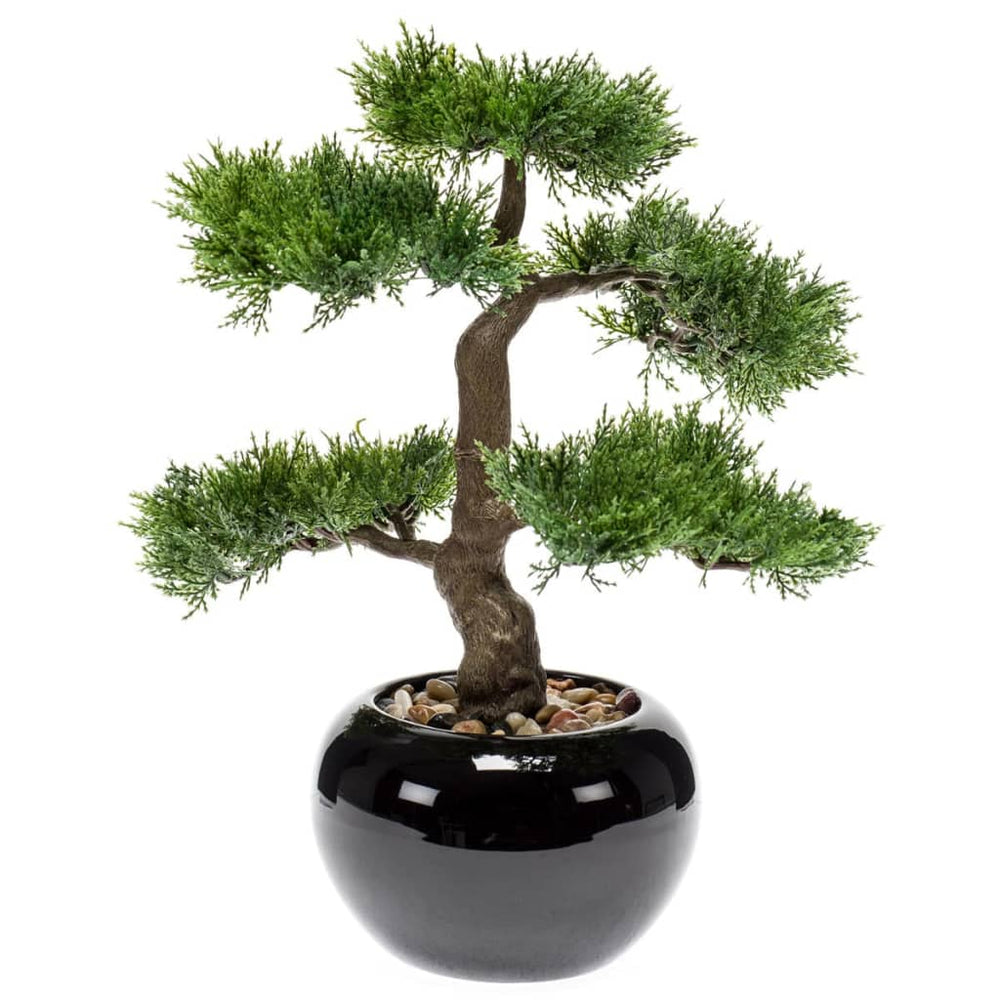 Emerald Cedru Artificial Bonsai, Verde, 420003