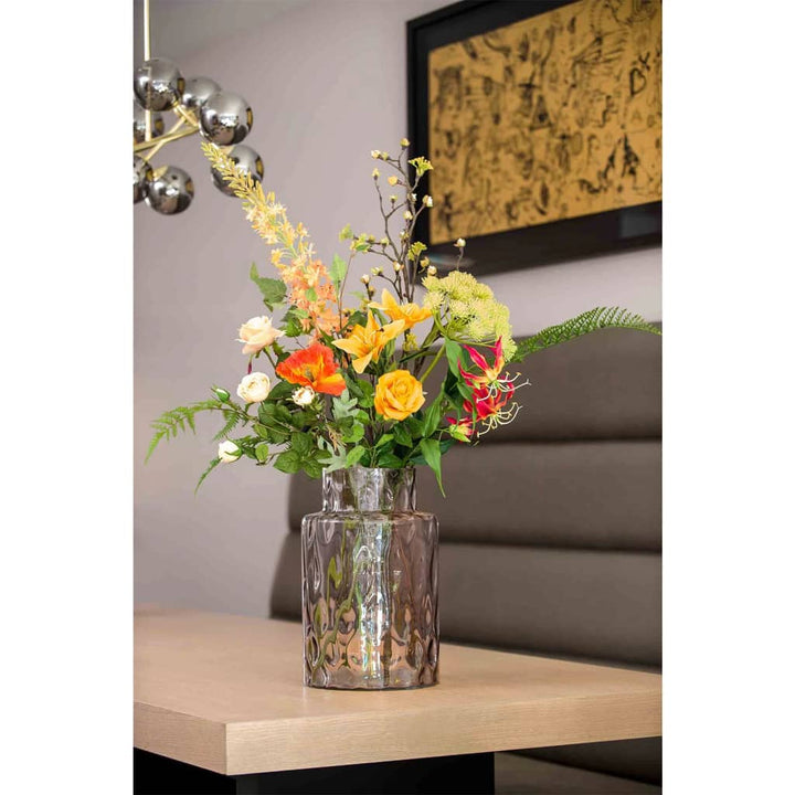 Emerald Buchet De Flori Artificial Flame Roses