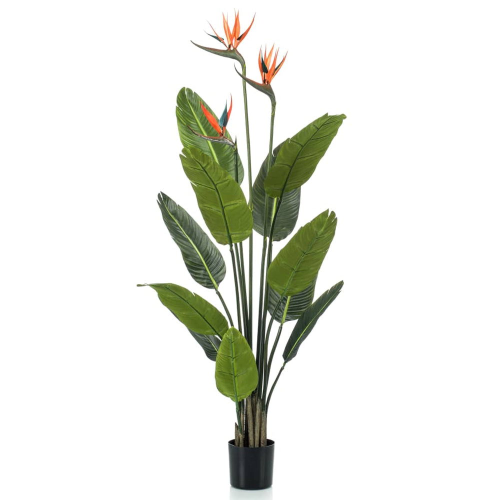 Emerald Plantă Artificială Pasărea Paradisului Ghiveci Cu Flori 120 Cm
