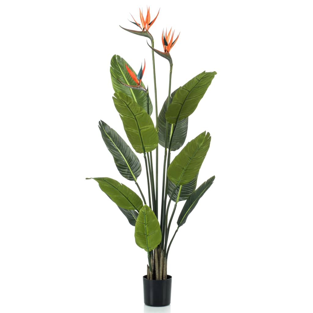 Emerald Plantă Artificială Pasărea Paradisului Ghiveci Cu Flori 120 Cm