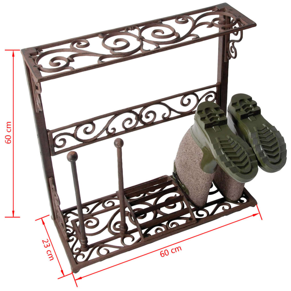 Esschert Design Suport Pentru Cizme, Mărime S, Fontă, Lh58