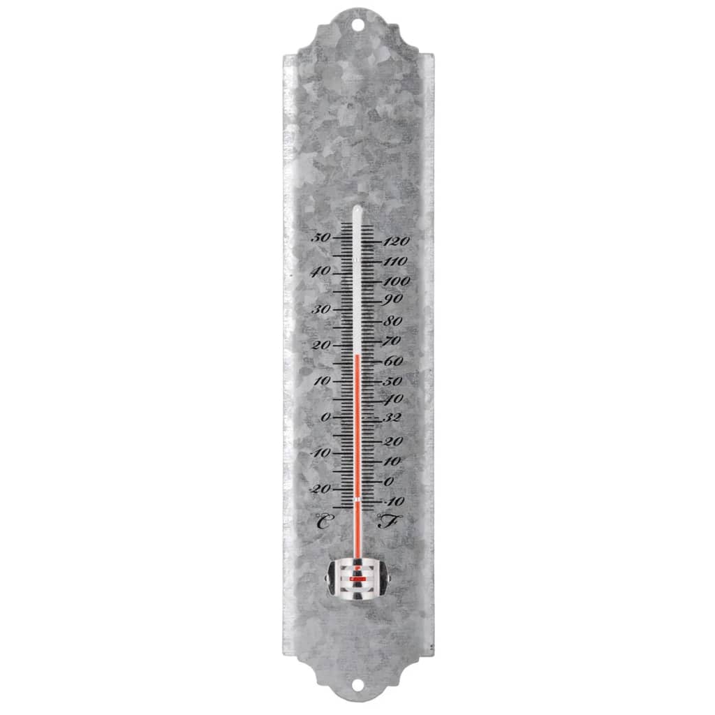 Esschert Design Termometru De Perete, , Zinc Vechi, Oz10