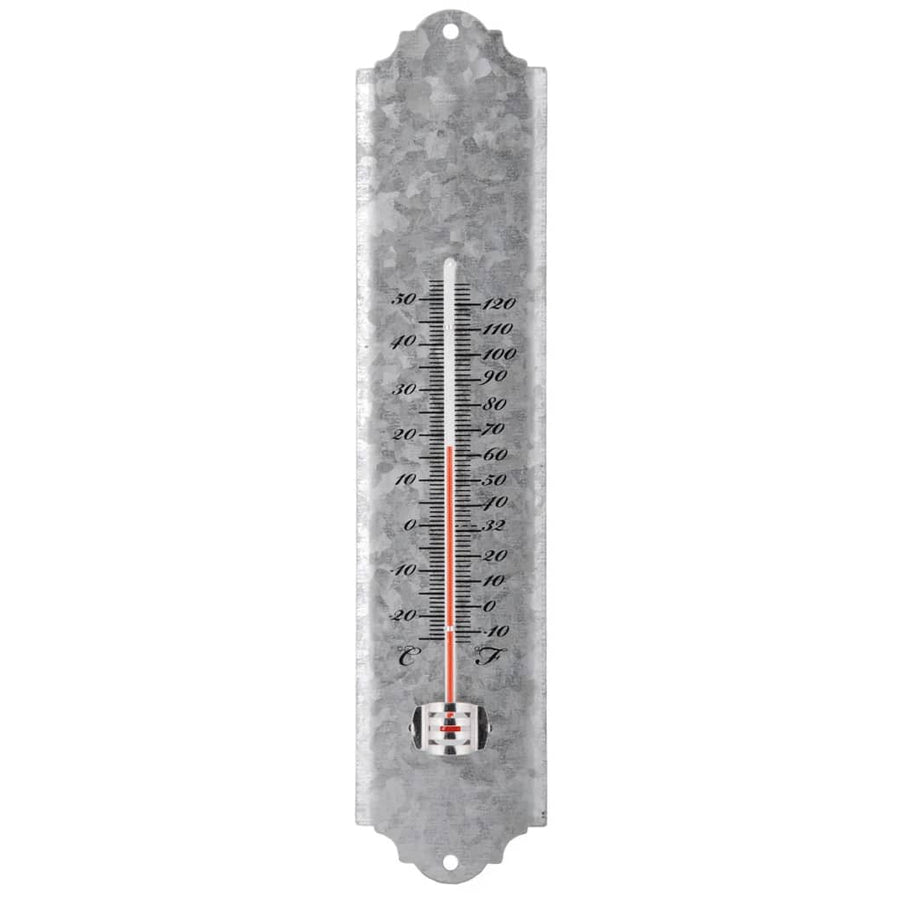 Esschert Design Termometru De Perete, , Zinc Vechi, Oz10