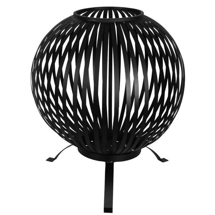 Esschert Design Bol Pentru Foc, Negru, Benzi Oțel Carbon Ff400