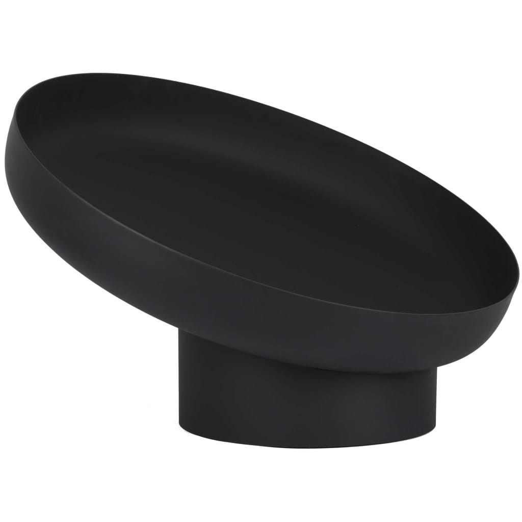 Esschert Design Bol Pentru Foc Înclinat, Negru, Oțel Ff402