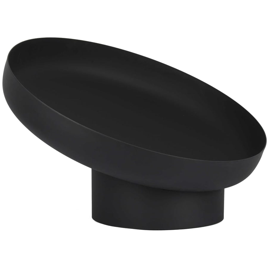 Esschert Design Bol Pentru Foc Înclinat, Negru, Oțel Ff402