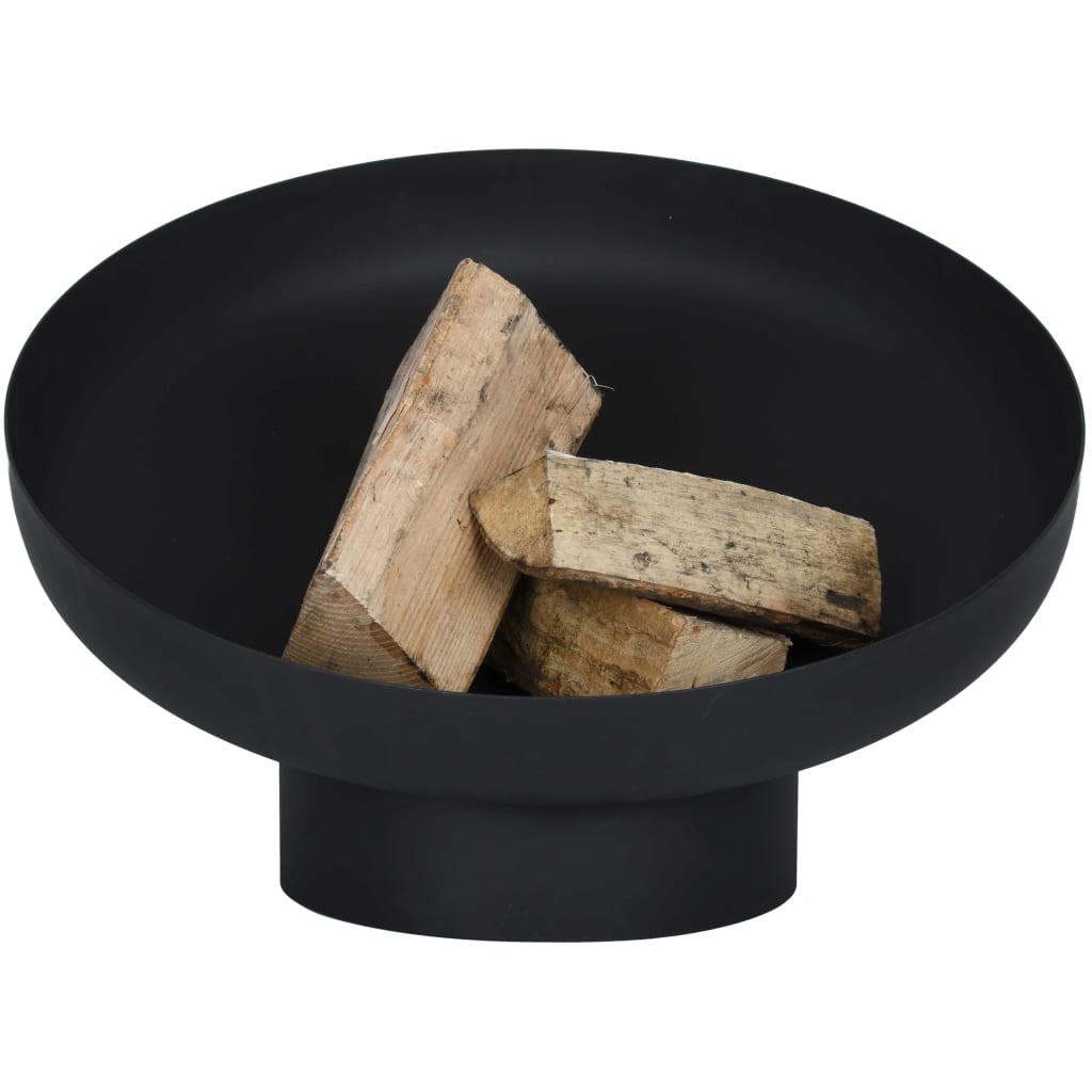 Esschert Design Bol Pentru Foc Înclinat, Negru, Oțel Ff402