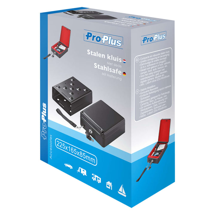 Proplus Seif Din Oțel Cu Suport, 225X165X85 Mm