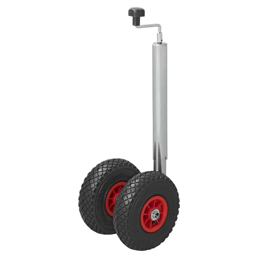 Proplus Roată De Manevră Dublă Jantă Plastic Cu Anvelopă Aer 26X8,5 Cm
