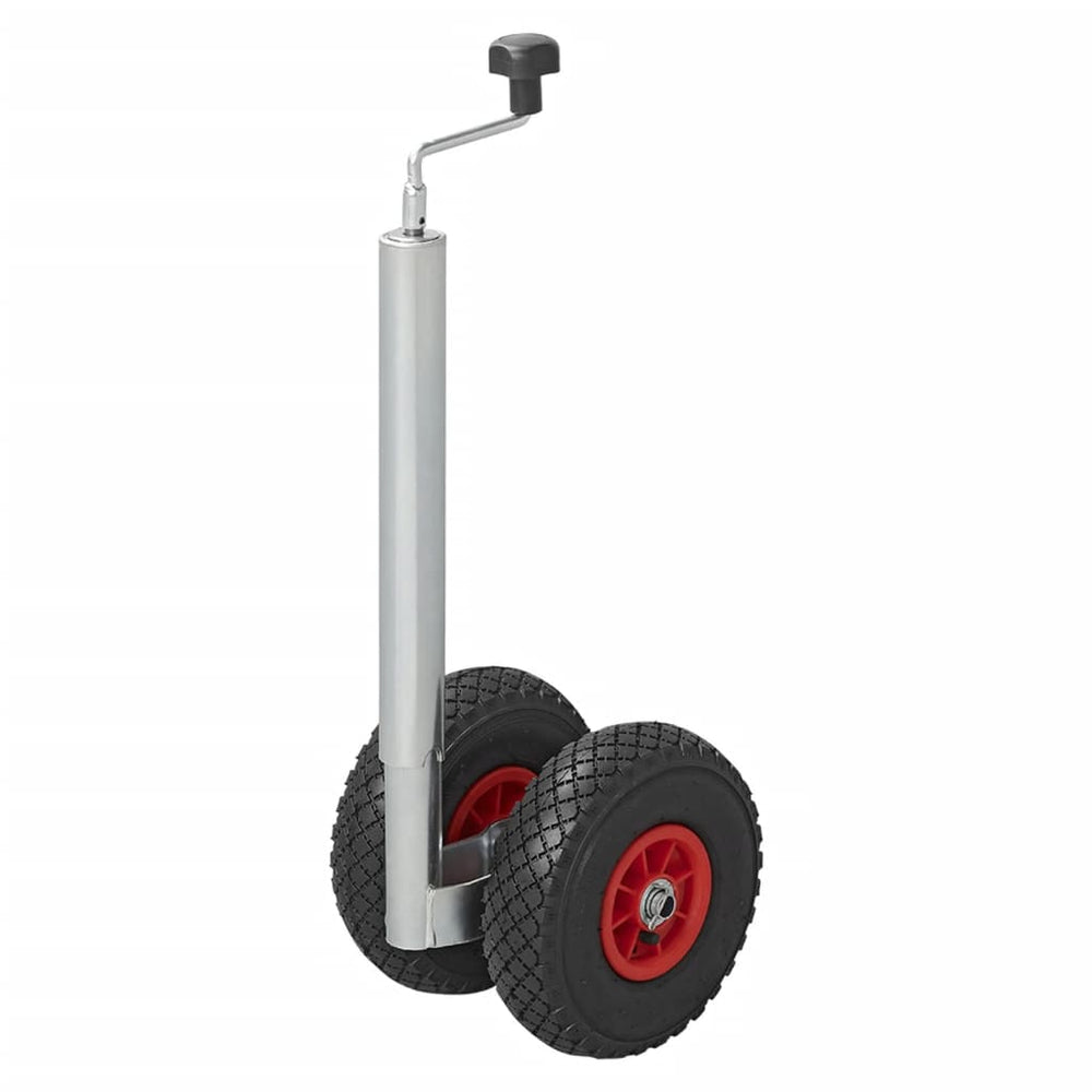 Proplus Roată De Manevră Dublă Jantă Plastic Cu Anvelopă Aer 26X8,5 Cm