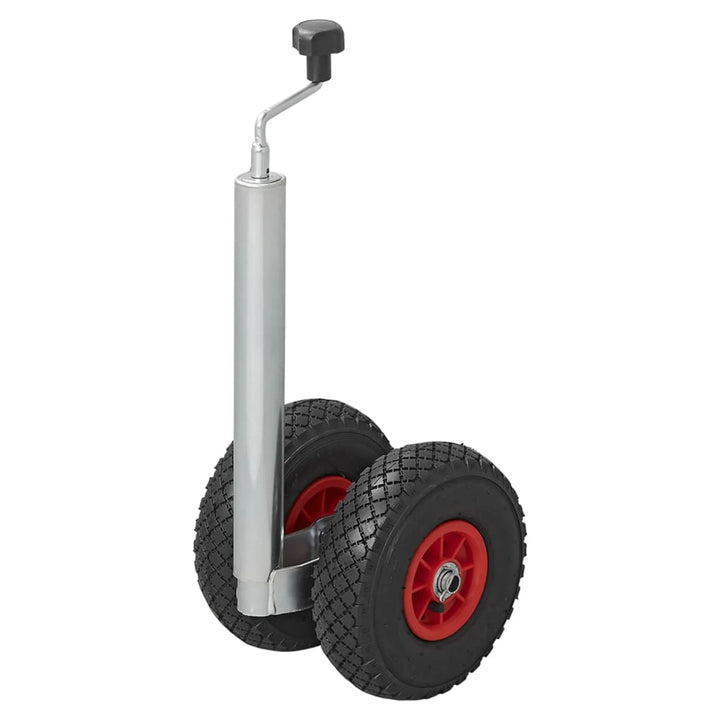 Proplus Roată De Manevră Dublă Jantă Plastic Cu Anvelopă Aer 26X8,5 Cm