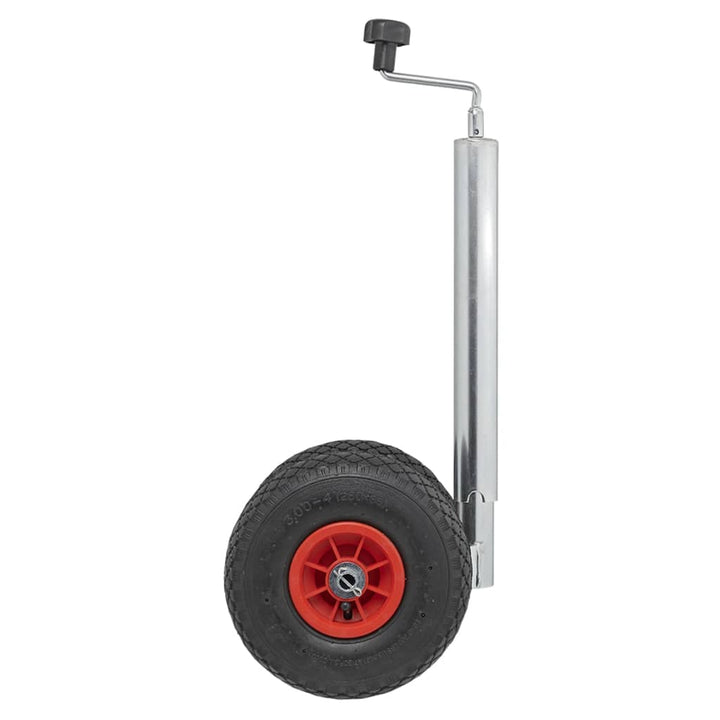 Proplus Roată De Manevră Dublă Jantă Plastic Cu Anvelopă Aer 26X8,5 Cm