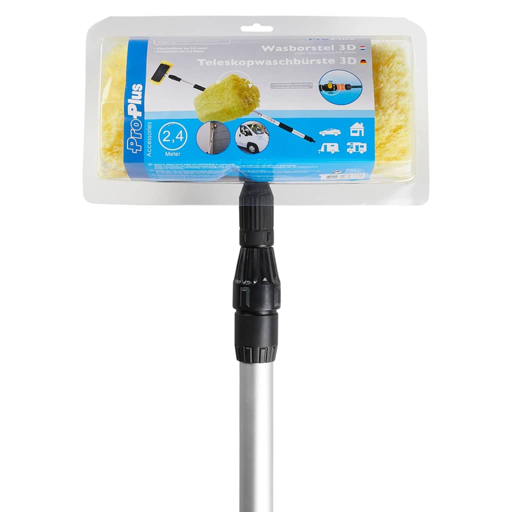 Proplus Perie De Spălat 3D Cu Mâner Telescopic, 2,4 M, 150685