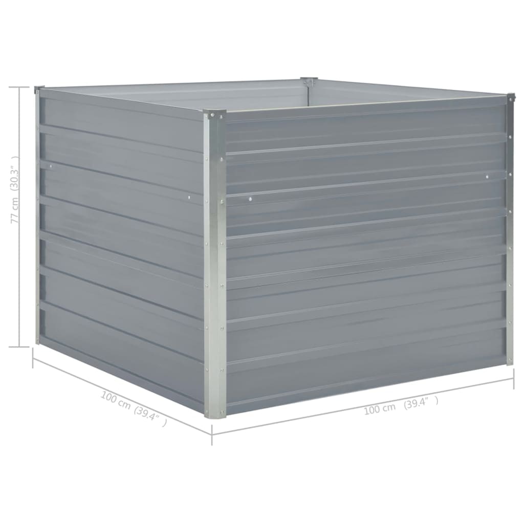 Pat Înalt Straturi, 100X100X77, Oțel Galvanizat,