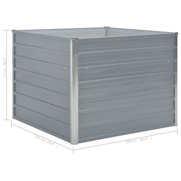 Pat Înalt Straturi, 100X100X77, Oțel Galvanizat,