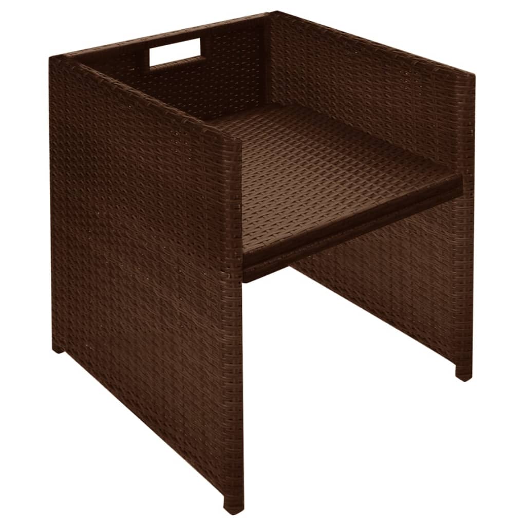 Set Bistro Cu Perne, 3 Piese, , Poliratan