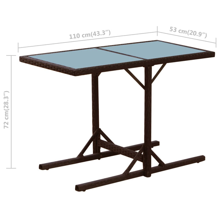 Set Bistro Cu Perne, 3 Piese, , Poliratan