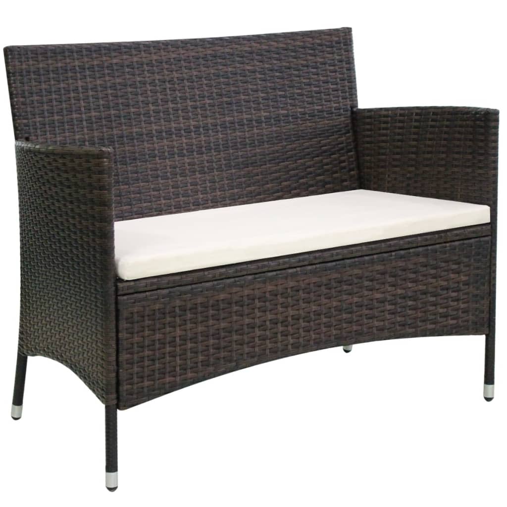 Bancă De Grădină, , 105 Cm, Poliratan