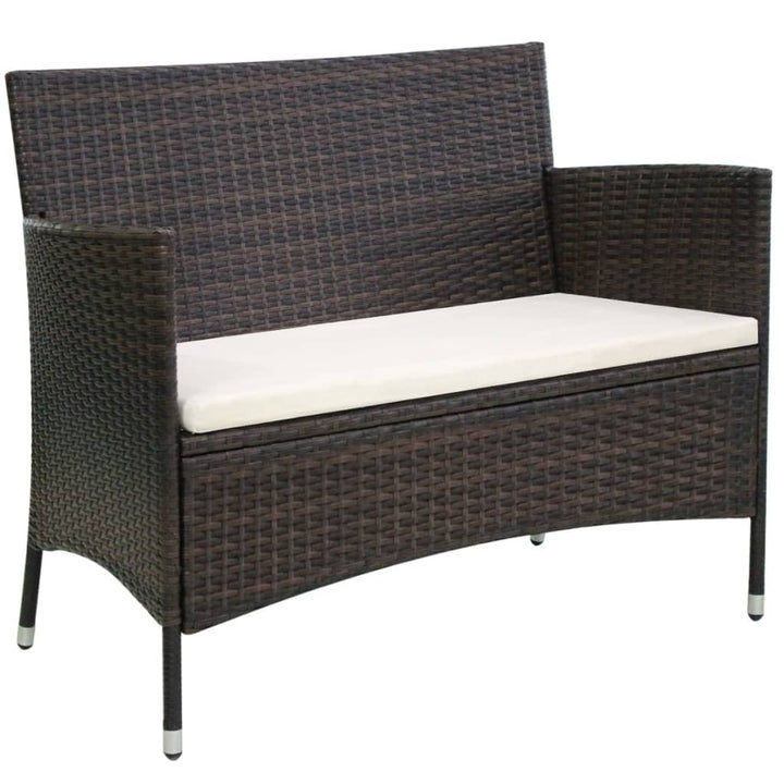 Bancă De Grădină, , 105 Cm, Poliratan